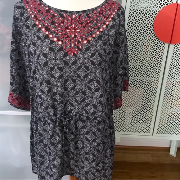 Anthropologie One September Euphemia Peasant Top - Picture 3 of 5